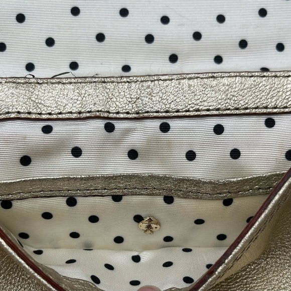 Kate Spade Metallic Gold Primrose Hill Little Kaelin Metal Chain‎ Strap Purse - Picture 15 of 15